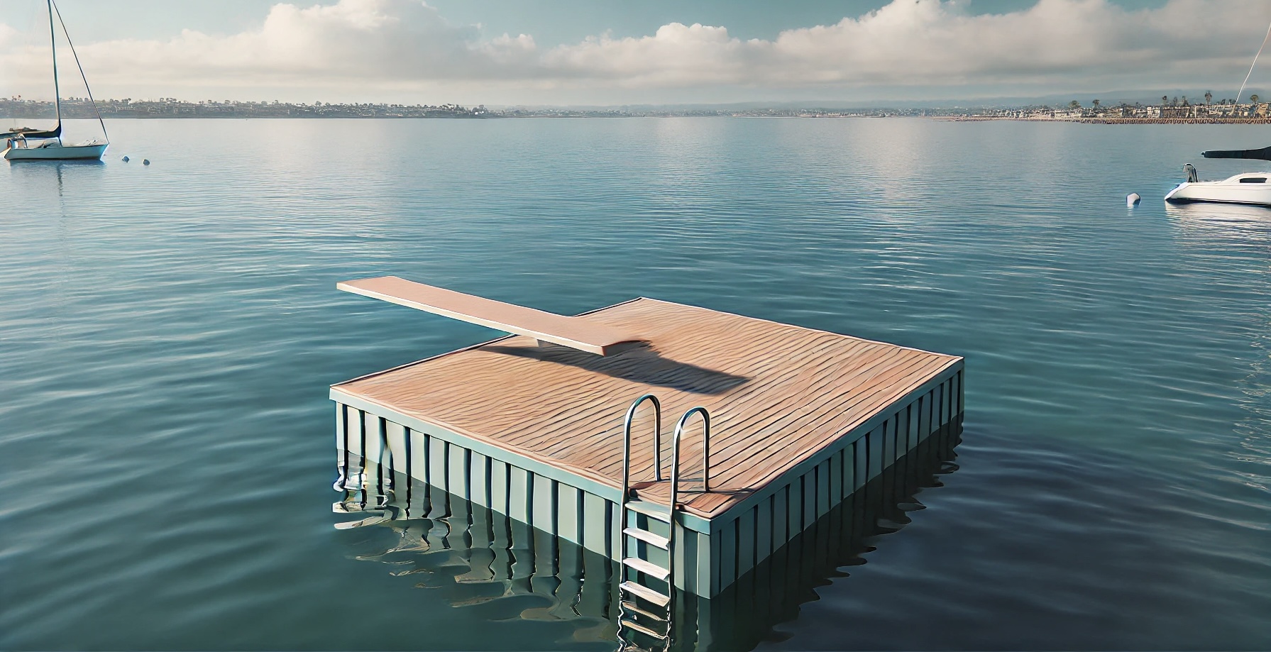 Floating Dock in Mission Bay